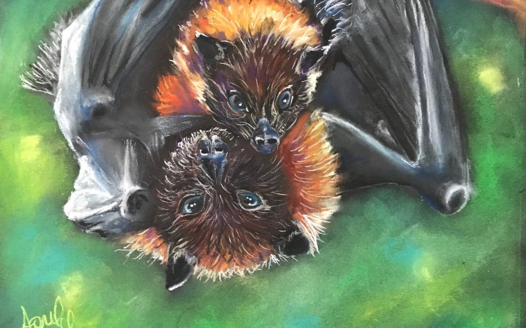 Mama and Baby Bat
